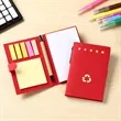 4 x 5.8 inch Recycled Note Pad with Sticky Notes, Tabs & Pen | https://www.bestnamebadges.com