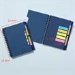 4.5 x 5.7 inch Lined Spiral Notebook with Pen & Sticky Tabs | https://www.bestnamebadges.com