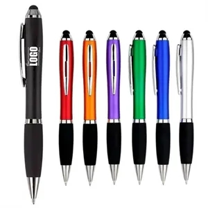 2 in 1 Stylus Ballpoint Pen | https://www.bestnamebadges.com