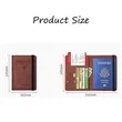 RFID Blocking Leather Passport Wallet Holder | https://www.bestnamebadges.com