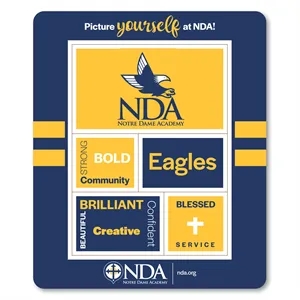 Picture Frame w/ BC & 4 Message Magnets | https://www.bestnamebadges.com