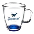 11 oz. London Glass Coffee Mugs | https://www.bestnamebadges.com