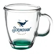 11 oz. London Glass Coffee Mugs | https://www.bestnamebadges.com