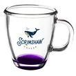 11 oz. London Glass Coffee Mugs | https://www.bestnamebadges.com