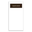 Magnetic Stick Up Card | https://www.bestnamebadges.com
