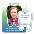 Tooth Punch Out Picture Frame Magnet | https://www.bestnamebadges.com