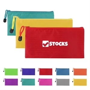 Small PVC Zipper Pencil Pouch Office Supplies
