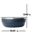 Yeti 3.6 qt Rambler Insulated Low Bowl | https://www.bestnamebadges.com
