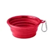 Collapsible Pet Bowl With Carabiner | https://www.bestnamebadges.com