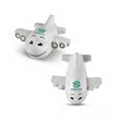 Smiling Airplane Shape Stress Ball | https://www.bestnamebadges.com