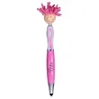 MopToppers Breast Cancer Awareness Screen Cleaner With St... | https://www.bestnamebadges.com