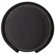 Domanda Leather 4 Coaster Set | https://www.bestnamebadges.com