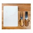 Carson 4-Piece Acacia Wood Cheese Set | https://www.bestnamebadges.com