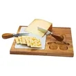 Carson 4-Piece Acacia Wood Cheese Set | https://www.bestnamebadges.com