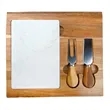 Carson 4-Piece Acacia Wood Cheese Set | https://www.bestnamebadges.com