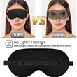 Silk Sleeping Eye Mask with Adjustable Strap | https://www.bestnamebadges.com