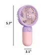 USB Mini Handheld Fan Rechargeable with Phone Stand | https://www.bestnamebadges.com