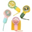 USB Mini Handheld Fan Rechargeable with Phone Stand | https://www.bestnamebadges.com