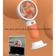 USB Mini Handheld Fan Rechargeable with Phone Stand | https://www.bestnamebadges.com