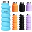17 oz Collapsible Silicone Water Cup | https://www.bestnamebadges.com