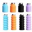 17 oz Collapsible Silicone Water Cup | https://www.bestnamebadges.com