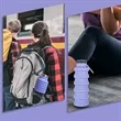 17 oz Collapsible Silicone Water Cup | https://www.bestnamebadges.com