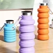 17 oz Collapsible Silicone Water Cup | https://www.bestnamebadges.com