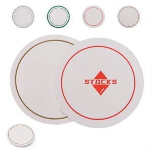 3.35" Full Color Disposable Absorbent Paper Coasters