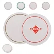 3.35" Full Color Disposable Absorbent Paper Coasters | https://www.bestnamebadges.com