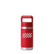 YETI 12 oz Rambler Kids Bottle with Color Match Straw Lid | https://www.bestnamebadges.com