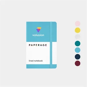 PAPERAGE® Pocket-Size Leather Journal Notebook with 160 Page