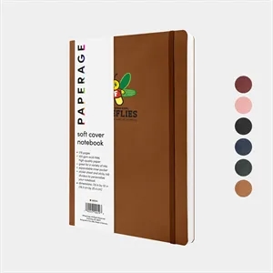 PAPERAGE® Softcover Large Lined Notebook with 176 Pages