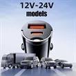 240W Super Fast USB Car Charger with Multiple Ports | https://www.bestnamebadges.com