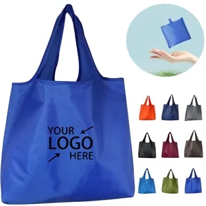 Large Foldable Waterproof Reusable Nylon Tote Shopping Bag