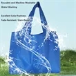 Large Foldable Waterproof Reusable Nylon Tote Shopping Bag | https://www.bestnamebadges.com