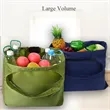Large Foldable Waterproof Reusable Nylon Tote Shopping Bag | https://www.bestnamebadges.com