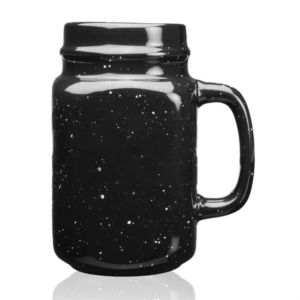 16 oz. Savannah Speckle Ceramic Mason Jars | https://www.bestnamebadges.com