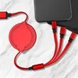 3in1 Retractable USB Charging Cable Type-C Micro Lightning | https://www.bestnamebadges.com
