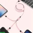 3in1 Retractable USB Charging Cable Type-C Micro Lightning | https://www.bestnamebadges.com