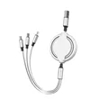 3in1 Retractable USB Charging Cable Type-C Micro Lightning | https://www.bestnamebadges.com