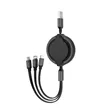 3in1 Retractable USB Charging Cable Type-C Micro Lightning | https://www.bestnamebadges.com