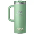 RTIC 20oz Ringed Stainless Steel Ceramic Lined Travel Mugs | https://www.bestnamebadges.com