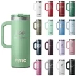 RTIC 20oz Ringed Stainless Steel Ceramic Lined Travel Mugs | https://www.bestnamebadges.com