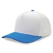 5 Panel performance/perforated mesh trucker cap | https://www.bestnamebadges.com