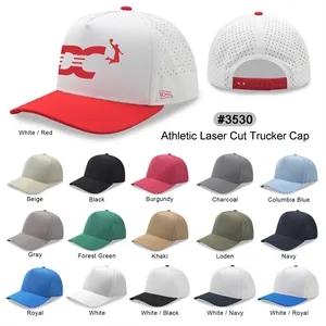 5 Panel performance/perforated mesh trucker cap