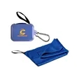 Cooling Towel In Carabiner Case | https://www.bestnamebadges.com