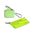 Cooling Towel In Carabiner Case | https://www.bestnamebadges.com