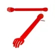 Back Scratcher-Shoe Horn | https://www.bestnamebadges.com