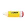 Pencil Shape Stress Ball | https://www.bestnamebadges.com