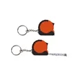Mini Grip 3.25' Tape Measure Keychain | https://www.bestnamebadges.com